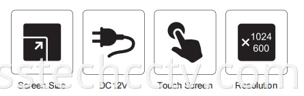 Large Size HD Touch Screen Monitor